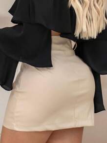 Women Shorts - Màu be - Xem 2