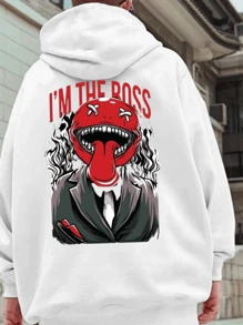 Men Hoodies - 白色 - 查看 2