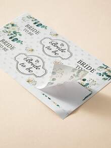 1 Set Of 10pcs Wedding Party Water Bottle Stickers - Multicolor - View 4