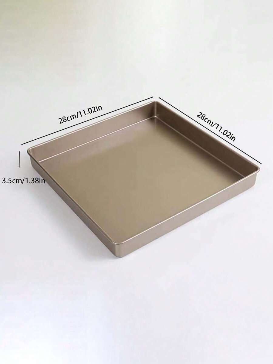 1pc 11 Inch NonStick Square Baking Pan, Suitable For Cake Rolls