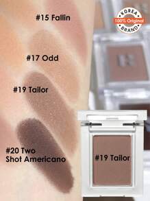 HOLIKA HOLIKA My Favorite Piece Shadow 19 Tailor, Matte & Natural Eyeshadow Powder Palette, High Pigment, Blendable Finish, Longwear, Intense Color, 24 Hour Eye Makeup, Korean Cosmetics, Eyeglitz, K-Beauty,Korean Makeup,0.06 Oz (1.8 G) Gift - 19 Tailor - 查看 2