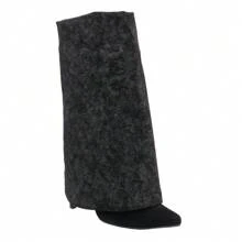 Women Over-The-Knee Boots - Black - View 5