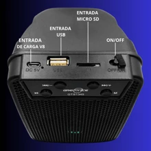 TII-BUY 3″ Bluetooth Speaker GTS-1345 - Black - View 2