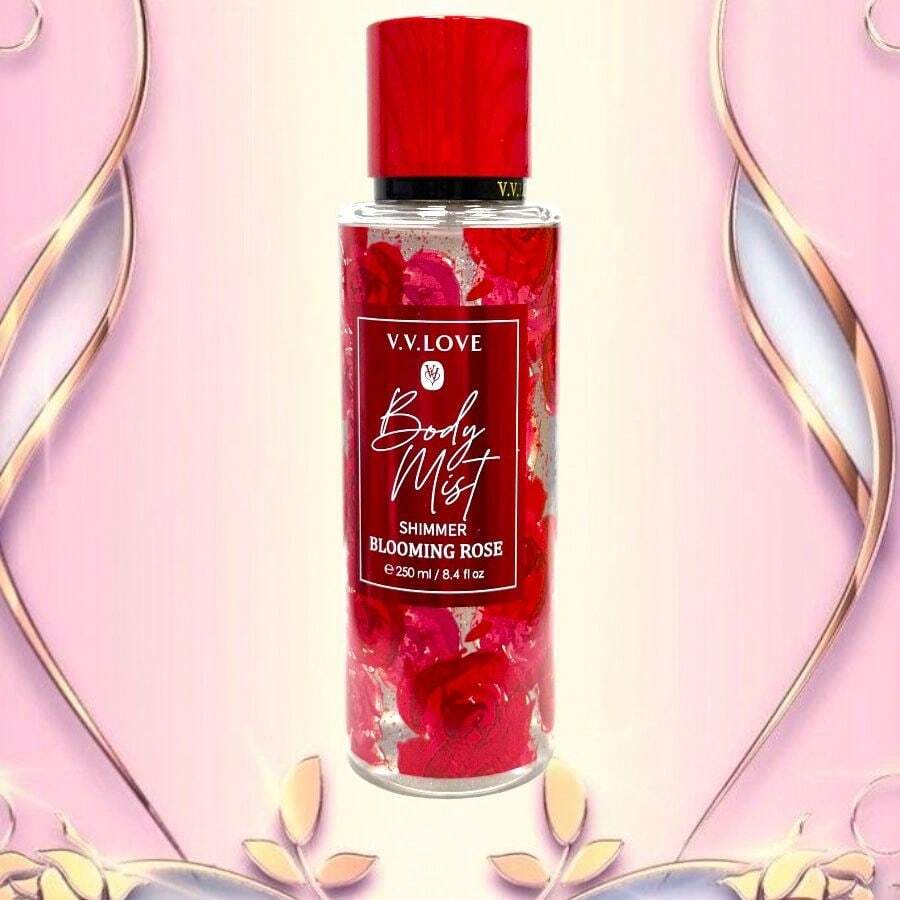Perfume V.V. Love para dama,250ML, Body Mist Body Corporal CON aroma florar PARA MUJER Sumérgete en un mundo de sensualidad y elegancia - Fresco - Ver 1