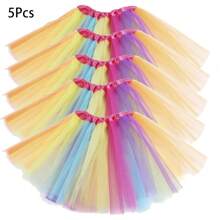 1pc/3pcs/5pcs Neon 80s Tutu Skirt, 3-Layers, For Princess Dress Up, Party, Performance, Christmas, Festival, Mardi Gras, Ballet Performance, Party Gift - Mesh Tutu Skirt - View 59