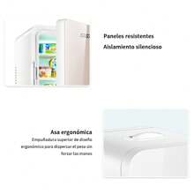 Mini Refrigerador 12 Litros Para Coche Familiar - Dorado - Ver 7