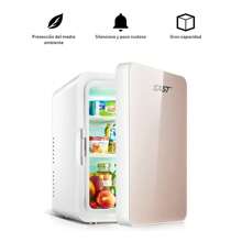 Mini Refrigerador 12 Litros Para Coche Familiar - Dorado - Ver 1