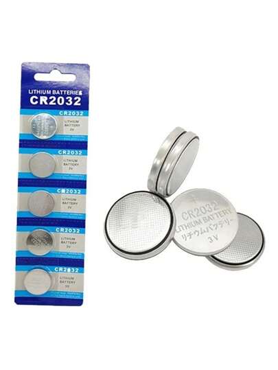 5 Pilas Baterías Cr2032 3v Litio Cpu Reparacion Relojes