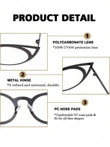 1 pereche ochelari de soare rotunzi cu ochi de pisică pentru femei, cu decupaj metalic, lentile cu oglindă flash, ochelari de soare vintage cu gradient, ochelari de soare punk, ochelari pentru condus, petrecere, cosplay și club, accesorii pentru costume de Halloween, elemente de bază pentru toamnă și iarnă, ținute de afaceri, cadouri casual pentru vară, vacanță la plajă, în aer liber, călătorii