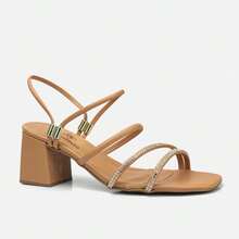 Women Heeled Sandals - Lạc đà - Xem 1