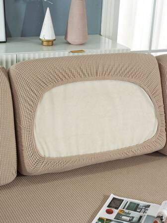 Sofa Seat Cushion Cover, Solid Color Simple Sofa Cover, Suitable For Four Seasons, 1pc