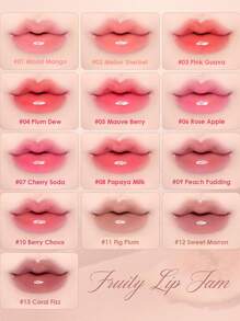 Dasique Juicy Dewy Tint #11 无花果李子色，持久保湿唇彩，不粘腻，打造健康光泽，精致妆容，锁色，纯素，无动物实验，韩国化妆品，3.5克/0.12盎司 - #11 Fig Plum - 查看 9