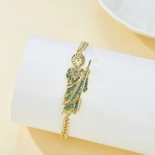 Joyería católica Pulsera ajustable Tadeo de circonia - Pulsera - Ver 4