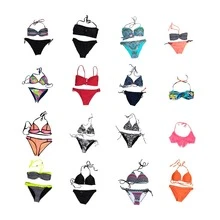 Shein Lote 50 Piezas Traje De Baño Para Mujer Bañador Bikini - Multicolor - Ver 2