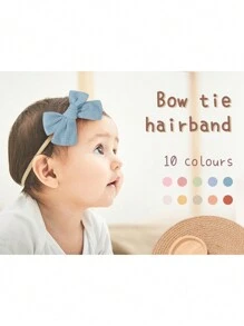 bilicaca 10pcs/Set Dopamine Color Bowknot Baby Hair Accessories - Multicolor - View 6