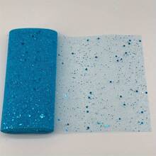 10Yards 6inch Glitter Tulle Roll Soft Tulle Ribbon For Party Decoration DIY Crafts Tutu Skirt Accessories Wedding Backdrop Stage Decoration Sewing Mesh