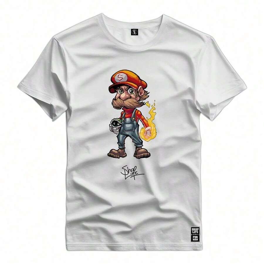 Men T-Shirts - 白色 - 查看 1