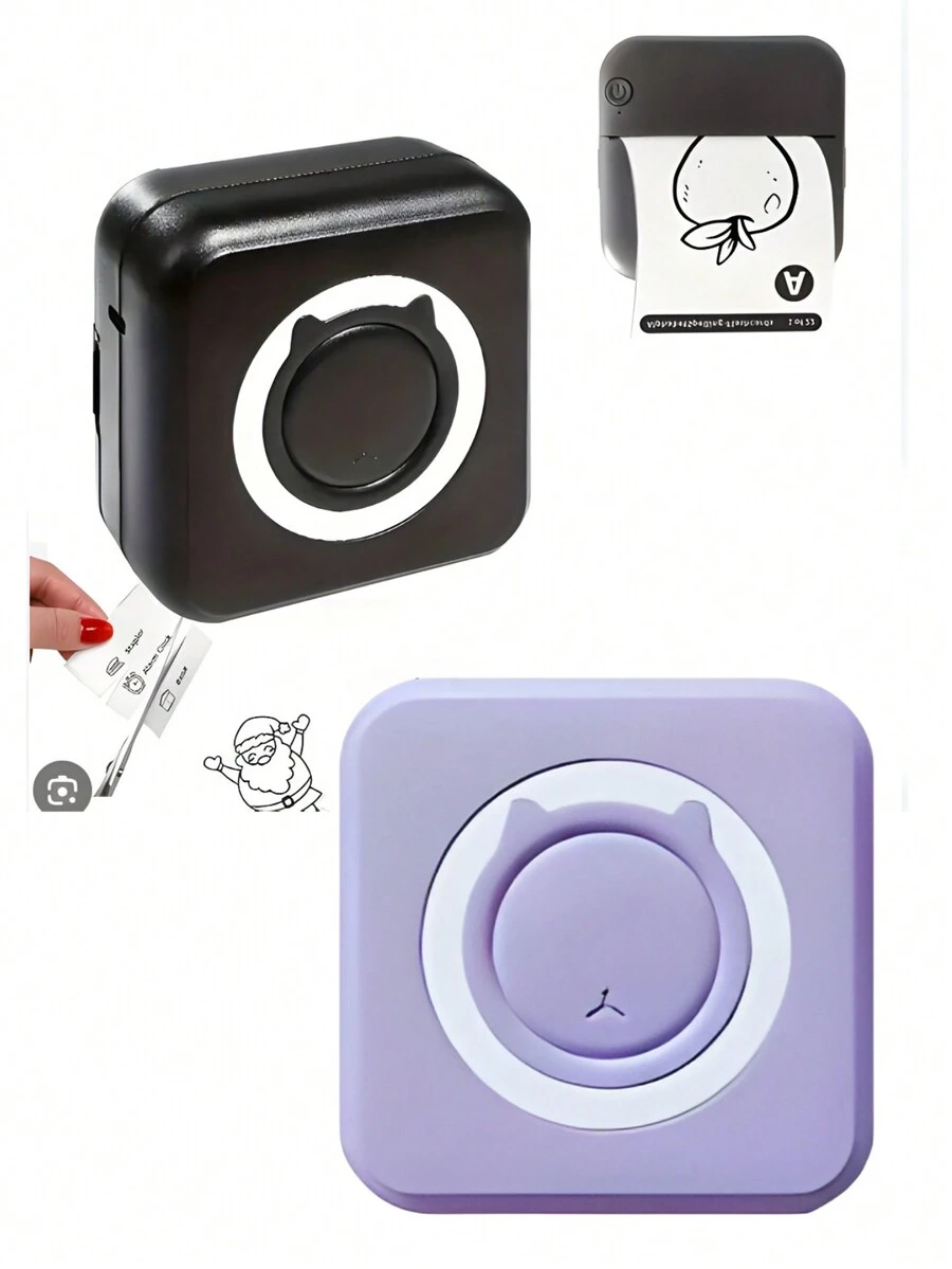 MINI IMPRESORA PORTATIL PARA CELULAR O TABLET, COLOR AL AZAR - Multicolor - Ver 1