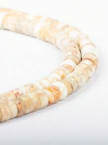 (55-60)Pcs/3*6mm Multi-Color Imperial Stone Pipe Bead Cylindrical Partition Loose Bead, Diy Bead String Jewelry Accessories, Necklace, Earrings, Bracelet Production