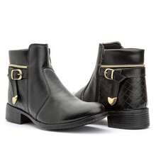 Women Mid-Calf Boots - Negro - Ver 2