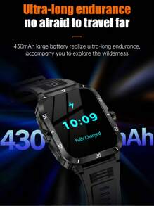 Reloj inteligente KT71 Resistente al agua 3m Deportes al aire libre Reloj de llamadas en tres tiempo al agua - Negro - Ver 9