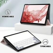 USTIYA Funda para Galaxy Tab S9 11 Pulgadas 2023,Compatible con Samsung Tab S9 Case Uso Rudo Carcasa Protectora con S Pen Soporte y Pantalla multiángulo - Rosa - Ver 2