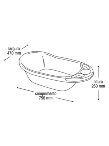 Children's Bathtub 30L Ergonomic Child And Baby Bath Portable Sturdy Bathtubs - Màu Hồng Tươi - Xem 4