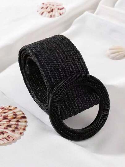 1 chiếc thắt lưng dệt cỏ PP co giãn cho nữ dùng trong lễ Halloween mùa hè, trường học mùa thu, mùa thu, Halloween