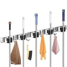 Herramientas de limpieza, Bolsa, Organizador, Almacenamiento, Cocina - Plateado - Ver 2