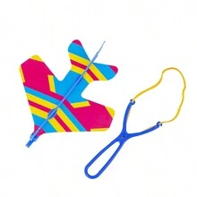 10Pcs Flash Catapult Slingshot Aircraft Flash Catapult Slingshot Aircraft Outdoor Flight Toy For Teenagers Outdoor Plane Model - Multicolor - View 4