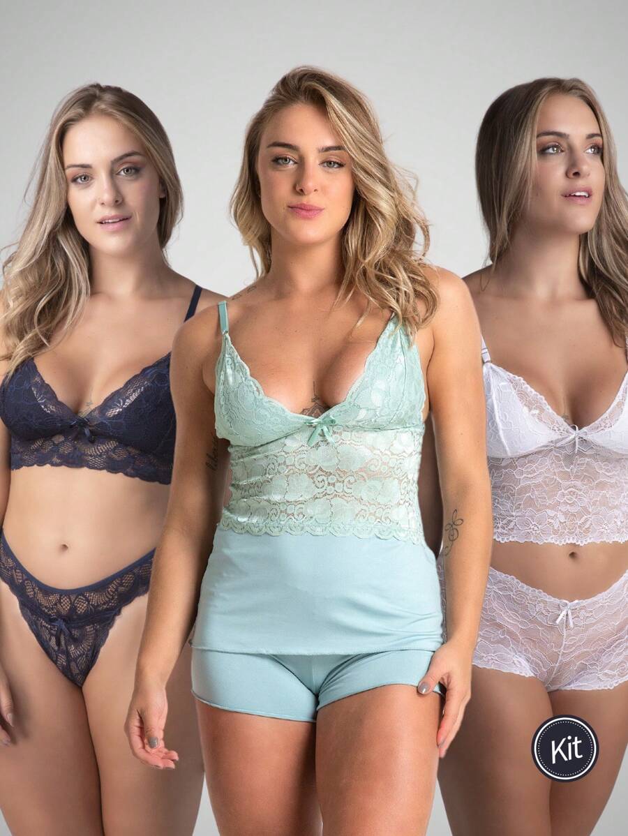 Women Sexy Lingerie - 彩色 - 查看 1