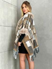 Women Overcoats - Màu be - Xem 4