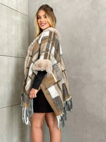 Women Overcoats - Màu be - Xem 5