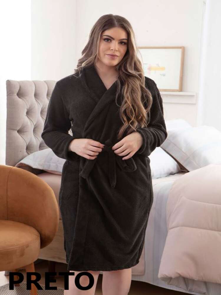Bathrobe - 黑色 - 查看 2