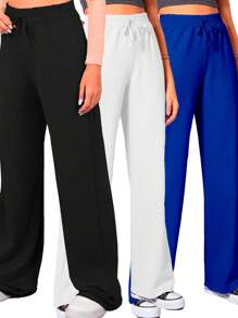 Women Pants - 白色 - 查看 1