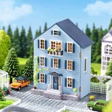 CUTE ROOM 1 Kit de construcción de modelos, casa en miniatura DIY para ensamblar, mini decoración 3D, adecuado para el hogar, decoración de dormitorio, muebles, manualidades de madera, regalos de Navidad, Pascua, San Valentín y Año Nuevo