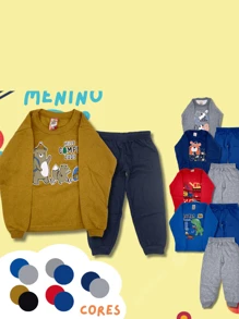 Young Boys Sweatshirts - Màu xanh lam - Xem 2