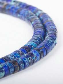 (55-60)Pcs/3*6mm Multi-Color Imperial Stone Pipe Bead Cylindrical Partition Loose Bead, Diy Bead String Jewelry Accessories, Necklace, Earrings, Bracelet Production
