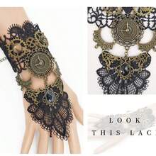 1pc Festival & Music & Dance & Sports Decorative Bracelet, Wristband - Black - View 6