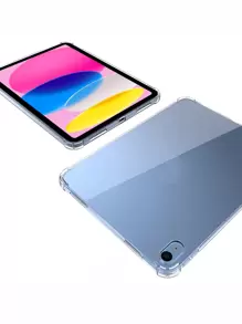 Apple Case Compatible With IPad 2024 , Transparent Clear Shockproof TPU Protective Case (Clear) ,Four Corner Airbag Anti Drop - Clear - View 4