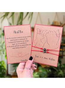 Beaded Bracelets - 紅色 - 查看 2