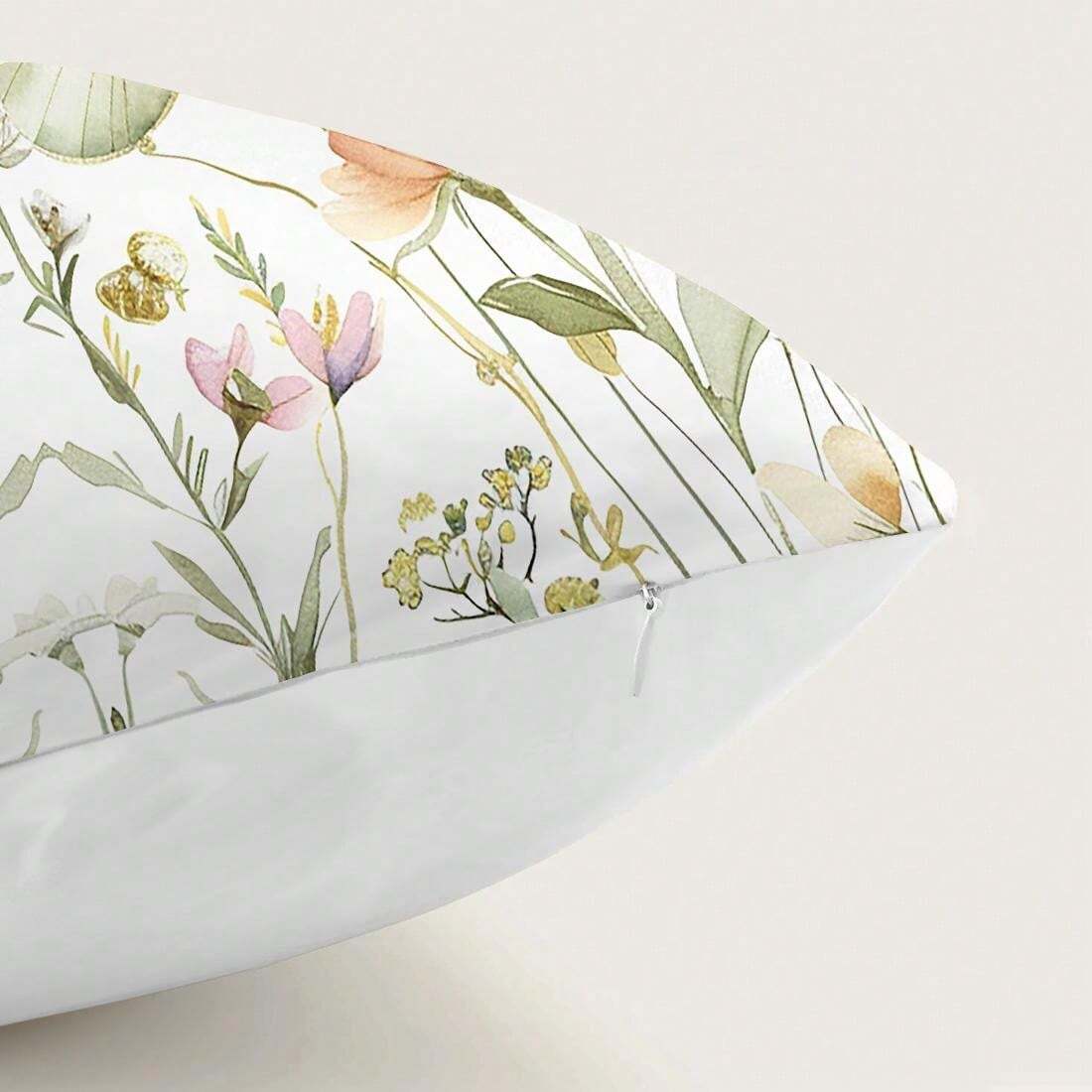 Set 2 Federe Cuscini Decorativi Con Farfalle Dorate | 45,7x45,7 Cm | 100% Poliestere | Cerniera Invisibile | Per Divano, Patio, Auto