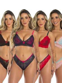 Women Sexy Lingerie Sets - 彩色 - 查看 3