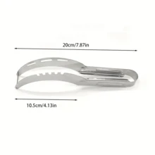 1pc, Cutting Watermelon Block Slicer Cutter, Watermelon Fruit Splitter, Stainless Steel Cutting Watermelon Tool, Kitchen Gadgets, Kitchen Supplies, Kitchen Tools - Silver - View 3