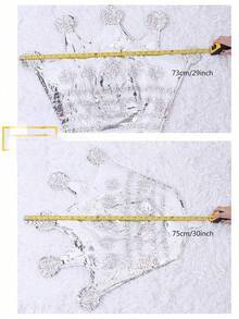 1只30英寸大皇冠箔氣球,mylar氣球,可用於生日、婚禮、聖誕派對裝飾 - 30in/1pc - 查看 7