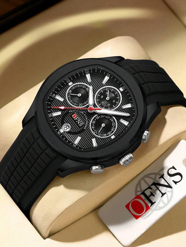 New Arrival Men Quartz Watch Waterproof Stopwatch Date Luminous Wristwatch Men's Watches Male Clock Sports Outdoor Fishing Camping Running Top Brand Luxury Clock Man Fashion Casual Business Wrist Watch For Christmas Halloween Birthday Gifts Boyfriend