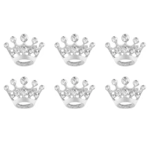 Bán sỉ 12 cái Vương miện hình Trâm cài , Đúng mốt Vàng & Màu bạc Đồ trang trí Rhinestone Kim băng Đối với phụ nữ & Nam & Jackets - trâm vương miện - Xem 8