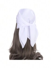 1 Piece Women Beach Accessories Silk Scarf Shawl Bandana Beach Towel Headwrap Hair Accessories Clothing Accessory Bandana,Hair Band,Head Band Ideal For Dressing Up Your Look