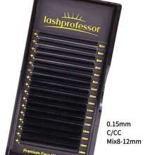 Mix 8-20mm Classic Individual Eyelashes Extension 16 Rows ,Lightweight Black Soft Natural Cashmere Individual Volume Eyelasheslash Clusters,Eyelash Clusters,Individual Eyelashes,Lashes,Fake Lashes - CC - View 17