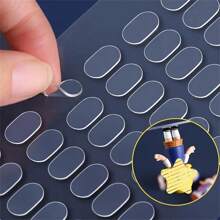 120pcs Invisible, Waterproof Gel Putty: Multi-Surface, Easy-Remove Sticky Dots For Exhibits & Home Decor - White - View 1